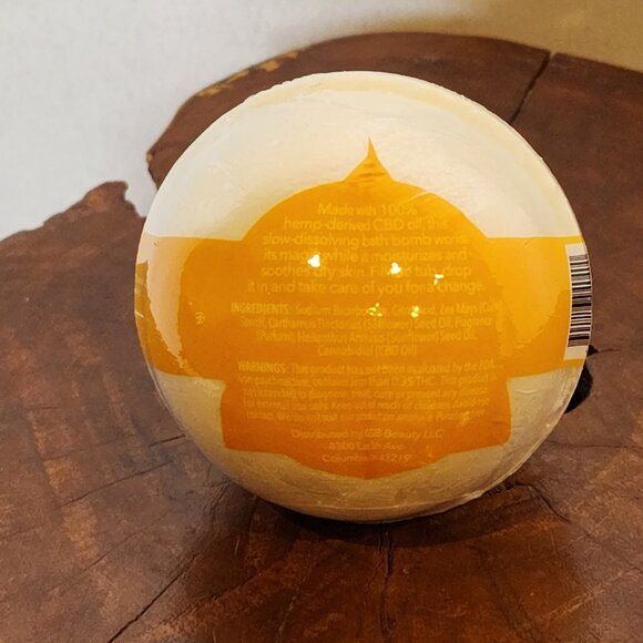 3Pk- Seven7h Sense Botanical Therapy Self-Care Sunday Bath Bomb in CitrusBlossom - Picture 2 of 2